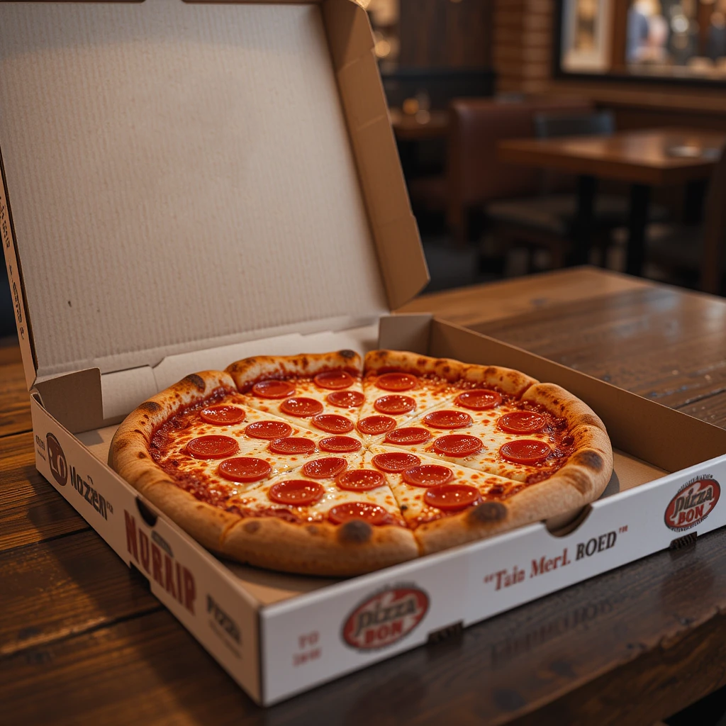 Custom pizza box packaging
