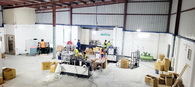 Paper cup manufacturing process